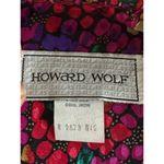 Vintage Howard Wolf Multicolor Blazer Jacket With Textured Button & Bold Pattern Red Size undefined Photo 4