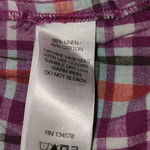 Vineyard Vines  Womens Fall Halloween‎ Colors Plaid Long Sleeve Shirt 8 Photo 4