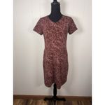 Duluth Trading Co NoGa Naturale Dress Womens Xs Red Short Sleeve Cotton Pockets Photo 1