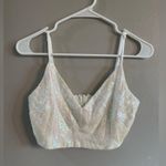 Buckle Lovesome Sequined White Top Bridal Bachelorette Wedding Photo 0