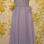 Lulus Wrap pleated strappy lilac midi dress size M Photo 5