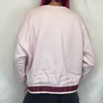 Under Armour  Womens Charged Pullover Sweatshirt Pink Maroon L LG Large Tie Waist Photo 1