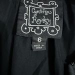 Cynthia Rowley  Black Satin Silky Tiered Maxi Skirt Elegant & Flowy 🖤 Photo 2