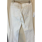 Madison White Jeans Stretch Modern Bootcut Denim womens sz 10/32 flare long Photo 4