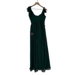 Lulus Radiant Charisma Emerald Chiffon Ruched Tie Photo 9