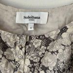 Soleiluna FRILL TIE CAMI Floral Waist Tie Organic Cotton Flowy Size S Photo 2