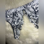 PINK - Victoria's Secret Victoria's Secret PINK Lace black/white floral Bralette sz large Photo 2