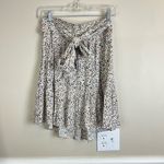 Madewell  Floral Wrap Mini Skirt Tie Waist Ruffle Trim XXS SP20 AL384 Photo 12