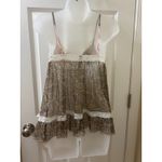 Victoria's Secret Victoria’s Secret LOVE Lace Mesh Babydoll Lingerie TOP S Leopard BOHO Whimsigoth Photo 7