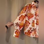 Source Unknown No Brand Floral Button-Up Blouse Photo 1