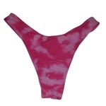 SheIn  Pink Tie Dyed Bikini Bottom Size  Medium Photo 1