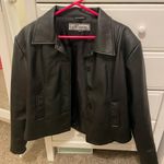 Massimo Dutti Massimo Black Leather Jacket  Photo 2