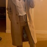 Abercrombie & Fitch Beige Leather Pants Photo 1