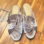 A New Day Women’s  brand lavender bow knotted mule slippers. Size 8 Photo 0
