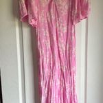 A New Day Pink floral flowy dress Photo 4