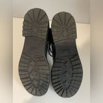 Guess Gallton Combat Boots - Black Moto Ankle Buckle Side Zip Lace Up Photo 2