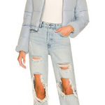 ZARA  Super Ripped Baggy Distressed‎ Light Washed Jeans Size 6 Photo 0