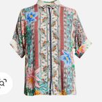 Johnny Was  Clover Button Down Shirt In Multi size small Photo 8