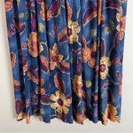Alfred Dunner Vintage Floral Skirt Batik Sz 12 Midi Flowy Hippie Crinkly Fabric Photo 4