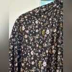 Current Air Anthropologie Aurelie Floral Print Dress Boho Fall Flutter Size S Photo 4