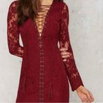 The Jetset Diaries #90  RUINS  Lace front Mini Dress Photo 0
