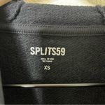 Splits59  Black Mineral Wash French Terry Pullover Hoodie Sweater Womens Size XS Photo 5