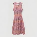 Charter Club  Women S Cotton Preppy Party Plaid Midi Baby‎ Shower Pink Blue Dress Photo 1
