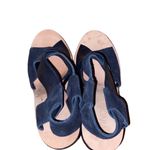 Vince  Black Leather and Suede Heels Shoe Size 6 M Photo 5