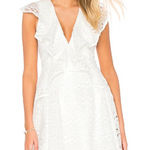 Elliatt Elliat Ruffled Eyelet Interlude Dress White Size Large Photo 0