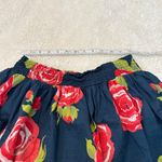 Abercrombie & Fitch Mini Skirt Y2k Floral Elastic Waist Skater Logo Layered Sz S Photo 4