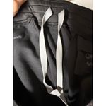 FIGS  Scrub Pants Women Sz L Black Kanye Moto Ankle Zip‎ Drawstring TW2022 Photo 4