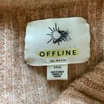 Offline‎ by aerie Ombré Cropped Hoodie Size Small Relaxed fit Brown Photo 2