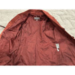 Wilson's Leather Red Suede Blazer Coat Buttons Women's Large L Photo 5