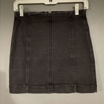 Tinseltown  Black Mini Denim Skirt Size 5 Photo 0