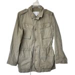 J. Crew Boyfriend Fatigue Military Parka utility Jacket S Green Photo 1