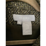 Eccoci Double Breasted Tweed Coat Wool Silk Angora 4 Classic Preppy Parisian Y2K Gray Photo 6