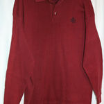 Zip Code Vintage Red Knit Sweater Collared Shirt Photo 6