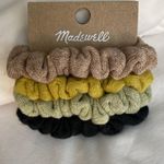 Madewell NWT Four-Pack Skinny Scrunchie Set Photo 2