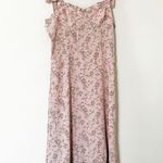 NWT O.P.T Toile de Jouey Pink Floral Midi Dress Large Photo 3