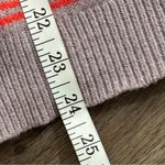 Boutique Knit Sweater Pullover Ribbed Crew Neck Purple Aztec Women’s Size Large Photo 11