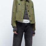 ZARA  CORDUROY OVERSHIRT Khaki color Photo 1