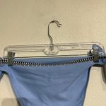 Lemlem  Sky Blue Lena Diamond Jacquard String Bikini Bottoms Sz XS NWT Photo 9
