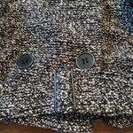 Free People  Peacoat Jacket Women’s Small Black and White with Belt Photo 1