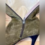 Boutique Beautiful dark green/Oliva heeled Sudue boots (6.5) Photo 3