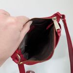 Cole Haan Cole Hann Red Pebbled Leather Crossbody Bag Photo 3