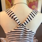 J.Crew  Black & White Striped Sleeveless Dress Size 0 Photo 7