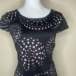 Dress Barn Signature Camryn Black Pink Scuba Cut-Out Midi Dress Event Size 12 Photo 1