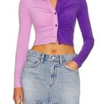 More To Come Kamryn Two Tone Top in Purple Sz XS Photo 0