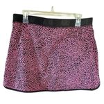 Nike  Golf Dri-FIT Skort Size L | Pink & Black Abstract Print, Built-In Shorts Photo 2