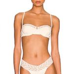 We Wore What NWT  $68 balconette bra in mother of pearl Revolve Photo 1